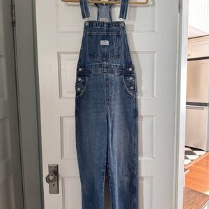Levi's Blue Denim Overalls